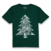 Marvel Christmas Tree Unisex T-Shirt - Green