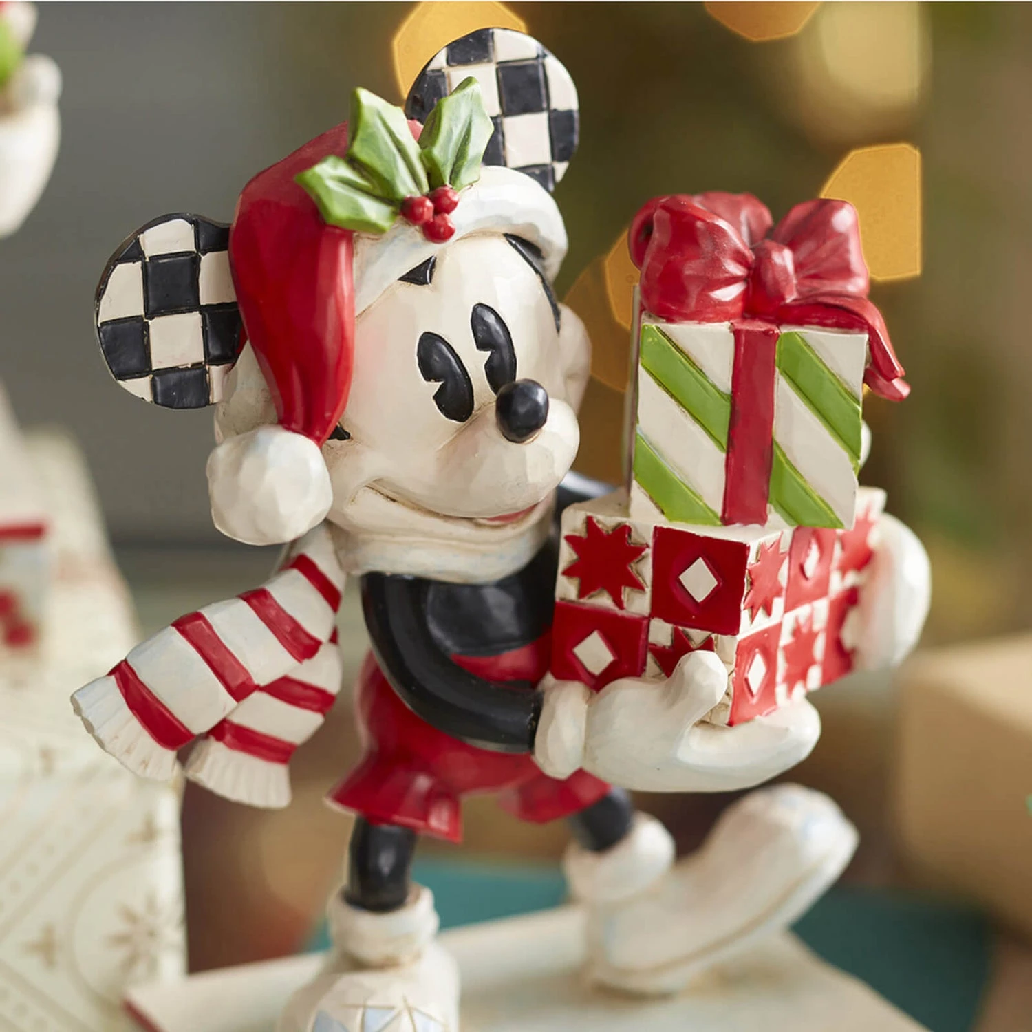 Disney Traditions Christmas Mickey Mouse With Presents Figurine 4 Disney Traditions Christmas Mickey Mouse With Presents Figurine - Image 2