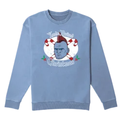 Marvel Yondu Ruined Christmas Christmas Jumper - Denim Blue Acid Wash