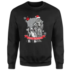 Star Wars Holiday Friends Christmas Jumper - Black