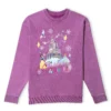 Disney Christmas Wishes Christmas Jumper - Purple Acid Wash