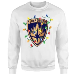 Marvel Festive Crest Christmas Jumper - White