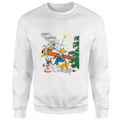 Disney Uncle Donald Christmas Jumper - White